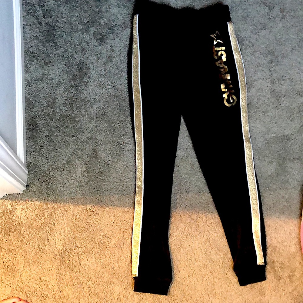 Sweatshirt and Sweatpants with the words Gymnast